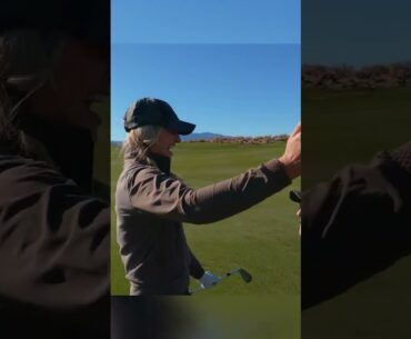 Chest bump #ladygolfers #golf #golfdomgolf #golftournament #golfcompetition