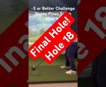 FINAL HOLE!! CAN I HOLD ON?! Torrey Pines South - Hole 18 #pgaprofessional #torreypines #golf #2025