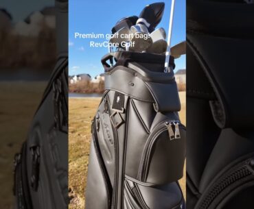 Premium Golf Bag! Use link in bio for 15% off! RevCore Golf! #golf #golfgear #golfbag