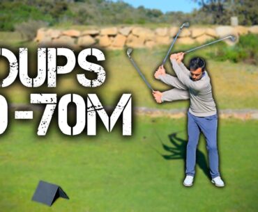 Coups entre 30 et 70m | Cours de Golf - Niveau Débutant | ECOLE GOLF