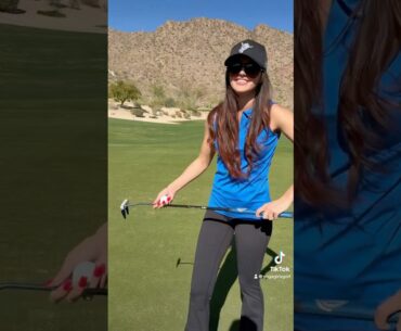 Phoenician Resort Par4 #golf #shorts #golfswing #golfgirl #fyp
