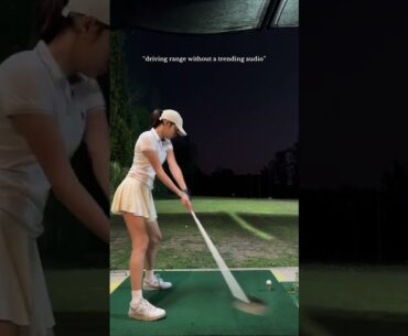 A swinging iron looks beautiful🏌️‍♀️⛳️. #golf #golfgear #girls #golfer #golfgirls