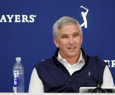 PGA Tour chief Jay Monahan says President Donald Trump