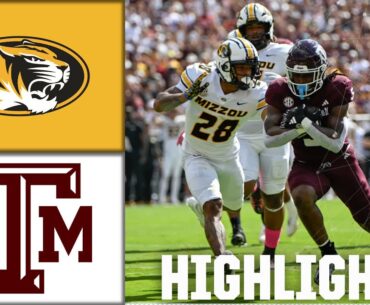 Missouri Tigers vs. Texas A&M Aggies | Full Game Highlights | ESPN College Football