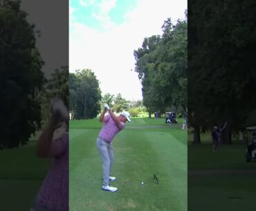 Jacques Kruyswijk Tee Shot Iron Down the Line 2025 #golfswing #jacqueskruyswijk #golf