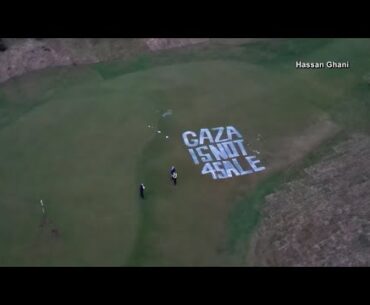 Trump golf course vandalized in Scotland