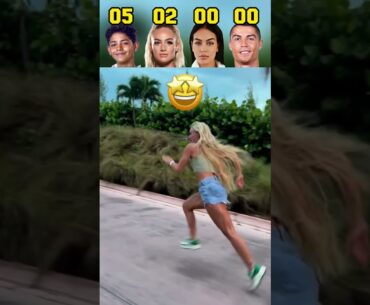 Ronaldo Jr VS Lehmann VS Georgina VS Ronaldo | Sprint Challenge🏃