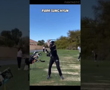 LPGA Sunghyun Park Golf Driver Iron Swing Collection