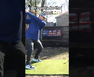 It’s gotta be the shoes! #golf #worldclassgolf #jordan1 #pga
