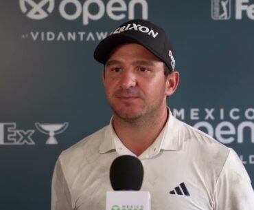 2025 Mexico Open at VidantaWorld Alejandro Tosti Friday Flash Interview Spanish