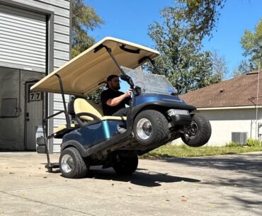 Building a ridiculously fast Golf Cart. 70+ mph. wheelies on demand