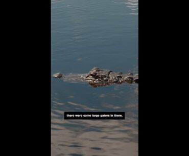 Scuba diver braves gators for golf balls