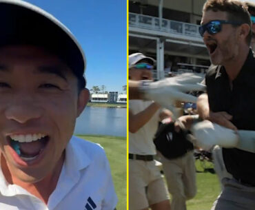 'Are you not entertained?' - Caddie makes golf history with once-in-a-lifetime moment