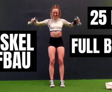 25 MIN Kurzhantel Training für Frauen Zuhause