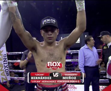 RESUMEN 'Logan' Hernández vs 'Diamante' Muñoz | Box Azteca