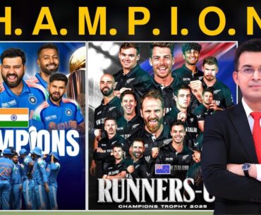 IND vs NZ: Rohit Sharma led Team India defeated New Zealand & wins the CT after 12 long years !