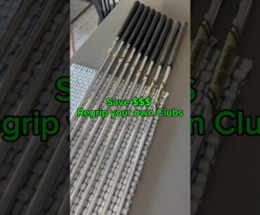 How to regrip your golf clubs!