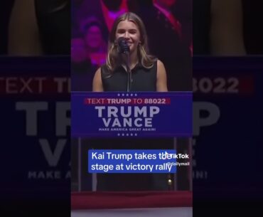 SHE GOING BIG GUYS. KAI TRUMP GOING TO BE GREAT IN GOLF AND MANY MORE!!