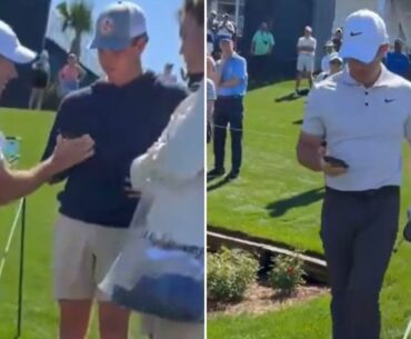 Golf fans react to clip of Rory McIlroy snatching phone and storming off amid rumours 'it was thrown in bin'