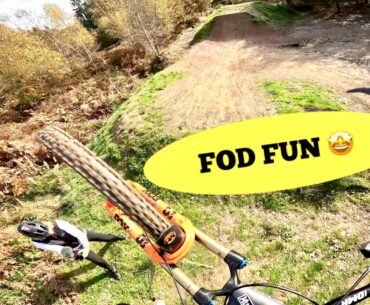 CHECKING OUT FUN MTB TRAILS IN FOREST OF DEAN BTS ON A MUC-OFF VIDEO