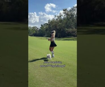 Double tap if you agree 🐶⛳️🥤 #golf #golfer #golftok #golfbabes