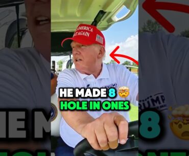 Donald Trump Makes INSANE Hole in One 🤯⛳️🏌️‍♂️