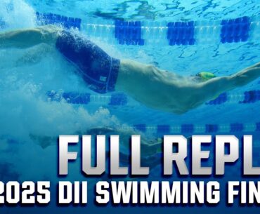2025 NCAA DII swimming and diving day 2 | FULL REPLAY