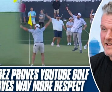 Fat Perez Proves That YouTube Golf Deserves WAY More Respect | Pat McAfee Show