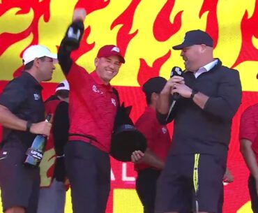 LIV Golf Adelaide 2025  Podium Celebration - Niemann Individual - Fireballs GC Team Champion