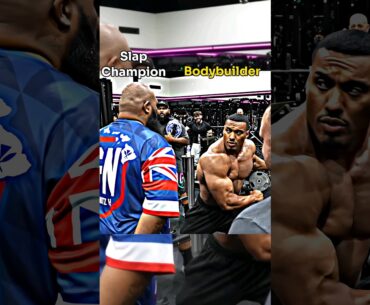 Bodybuilder vs World Slap champion 😱 #shorts #viral #larrywheels #armwrestling