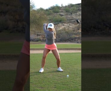Hailey Ostrom #golf #golfswing #shorts