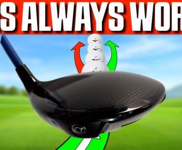Hit PERFECT DRIVES Everytime With 1 Simple Tweak! (Golf Driver Swing Tip)