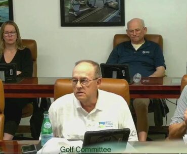 GOLF COMMITTEE MEETING YT