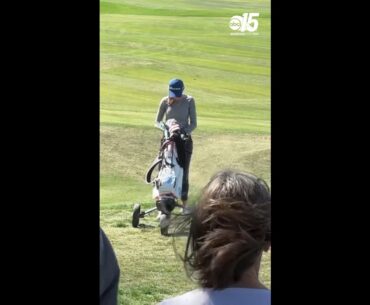 Kai Trump competes in Dustin Johnson World Junior Championship Tournament in Myrtle Beach