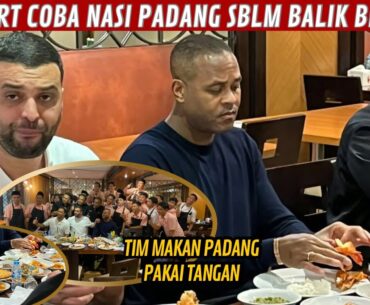 PATRICK KLUIVERT MAKAN NASI PADANG SEBELUM PULANG KE BELANDA