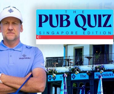 "This is the LAST Quiz we are EVER doing!" | Majesticks Arms Pub Quiz | Singapore Sling Edition