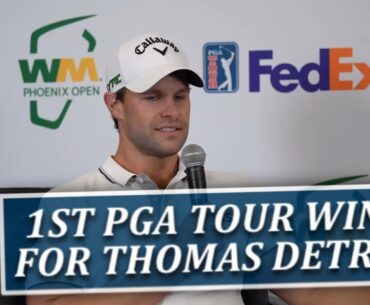 1st PGA Tour Win For Thomas Detry At WM Phoenix Open