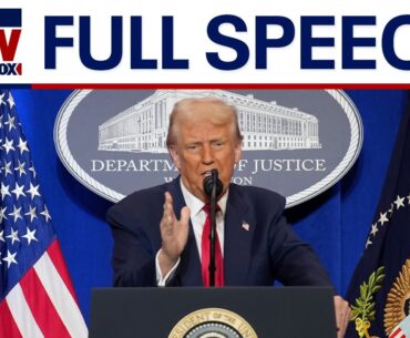 FULL REMARKS: President Trump speaks at the Justice Department
