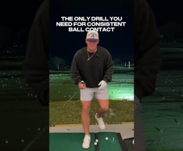 The only drill you need for better ball striking! #golftips #golflesson #golfswing #golf