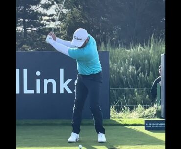 Slow Motion Tee Shot Jordan Smith Par 3 Hole 8 Carnoustie October 2024 Golf Swing