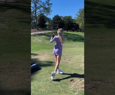 Elise Lobb #golf #golfswing #shorts