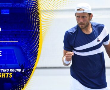 Harold Mayot vs. Lucas Pouille Highlights | 2024 US Open Qualifying Round 2
