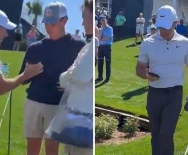 Rory McIlroy gives blunt response after clashing with fan at Players Championship