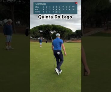 Tour Pro plays Quinta Do Lago Golf Course #golfswing #golfer #golf