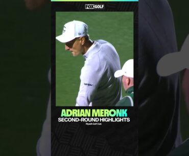 Adrian Meronk's BEST MOMENTS from Day 2 of LIV Golf Riyadh #LIV #Golf #Golfer