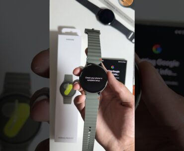 Galaxy Watch 7 new Setup! 🔥 #galaxywatch7