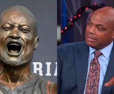 Charles Barkley can't stop roasting the Dwyane Wade statue 😂
