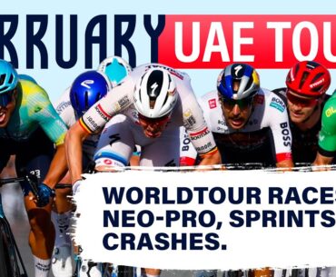 UAE Tour, World tour races for Neo Pro, sprints and crashes
