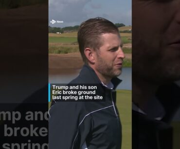 Donald Trump's new Scottish golf course to open next summer #news #shorts #trump #golf