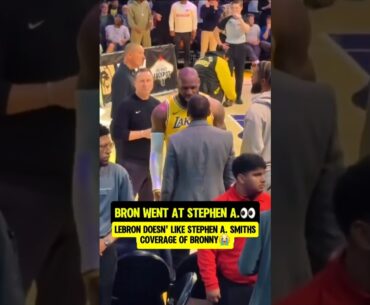 LeBron G CHECKED Stephen A Smith😭